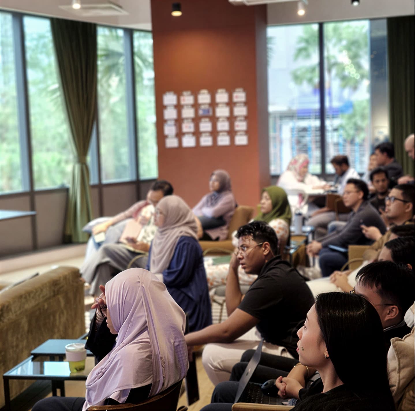 Jamil speaking to founders at SEEd.Lab in Kuala Lumpur