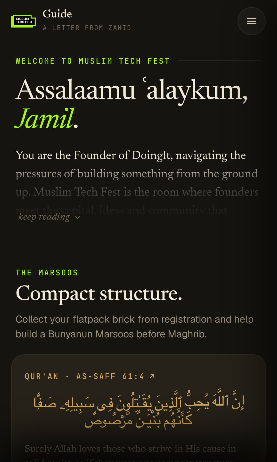 Muslim Tech Fest screenshot